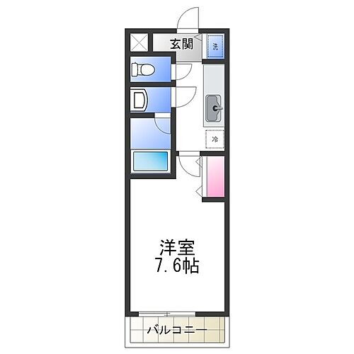 大阪府堺市西区鳳中町8丁 鳳駅 1K アパート 賃貸物件詳細