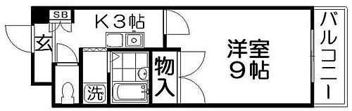 大阪府枚方市北中振2丁目 光善寺駅 1K マンション 賃貸物件詳細