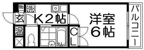 大阪府寝屋川市美井元町 香里園駅 1K マンション 賃貸物件詳細