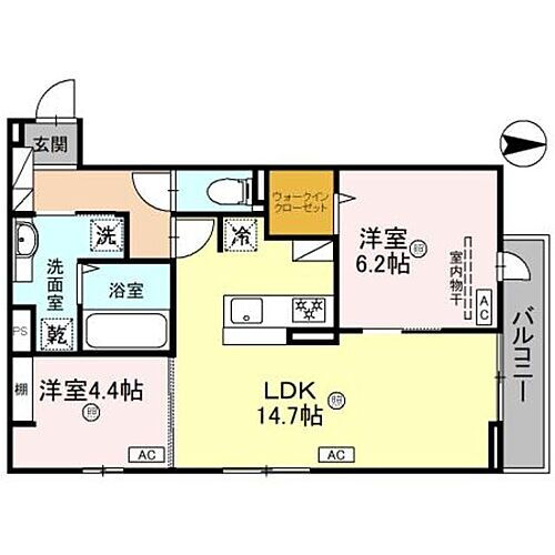 大阪府大阪市住吉区遠里小野3丁目 杉本町駅 2LDK アパート 賃貸物件詳細