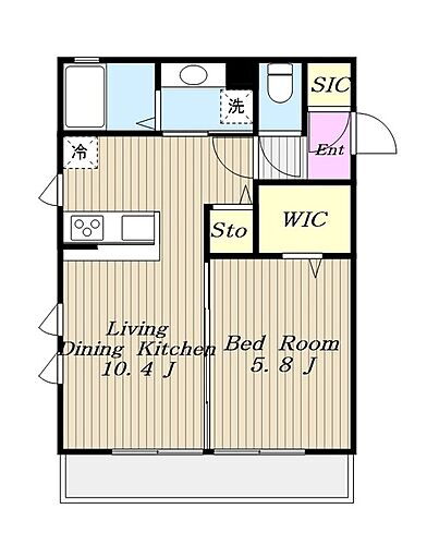 Ｄ－ｒｏｏｍ　Ｓｕｅｌｏ 3階 1LDK 賃貸物件詳細