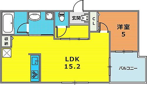 クレア岡本 3階 1LDK 賃貸物件詳細