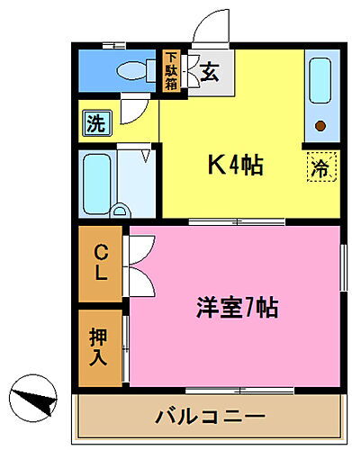 埼玉県さいたま市大宮区堀の内町1丁目 大宮駅 1K マンション 賃貸物件詳細