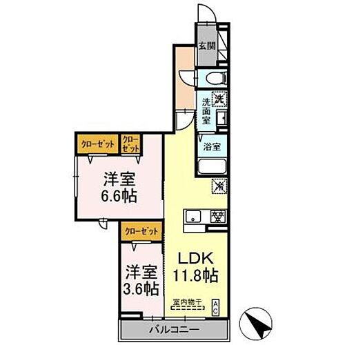神奈川県相模原市中央区淵野辺4丁目 淵野辺駅 2LDK アパート 賃貸物件詳細