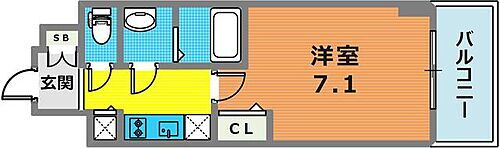 プレサンス三宮ポルト 9階 1K 賃貸物件詳細