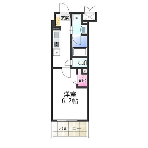 大阪府堺市堺区昭和通1丁 湊駅 1K アパート 賃貸物件詳細