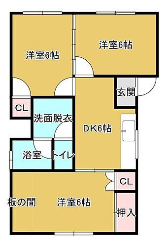 新潟県長岡市山田2丁目2-12 長岡駅 3DK アパート 賃貸物件詳細