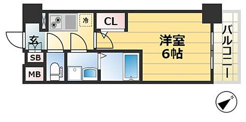 兵庫県神戸市兵庫区駅南通1丁目 兵庫駅 1K マンション 賃貸物件詳細