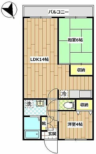 ウエストビレッジ 1階 2LDK 賃貸物件詳細