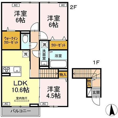 東京都稲城市東長沼1416-1 稲城長沼駅 3LDK アパート 賃貸物件詳細