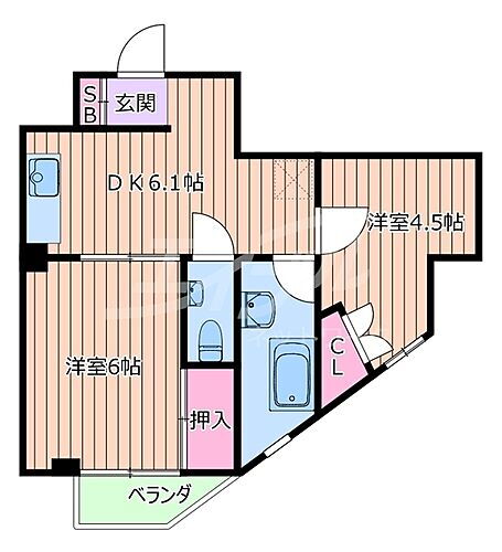 大阪府吹田市垂水町1丁目 豊津駅 2DK マンション 賃貸物件詳細