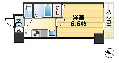 兵庫県神戸市中央区南本町通5丁目 春日野道駅 1K マンション 賃貸物件詳細
