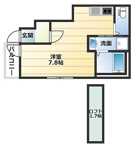 あんしん浜寺公園町０８－５００２ 1階 ワンルーム 賃貸物件詳細
