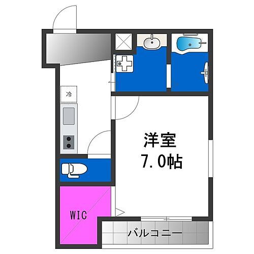 フジパレス長居西ＩＩＩ番館 3階 1K 賃貸物件詳細