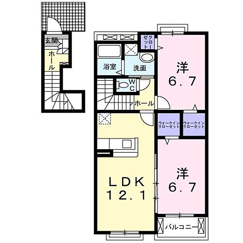 茨城県結城市大字結城 結城駅 2LDK アパート 賃貸物件詳細
