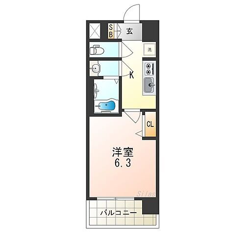 大阪府大阪市東成区中道1丁目 森ノ宮駅 1K マンション 賃貸物件詳細