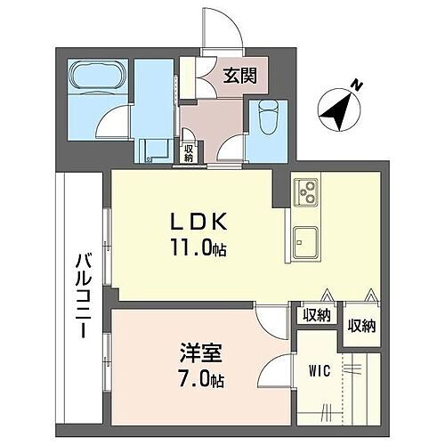 コルマル 3階 1LDK 賃貸物件詳細