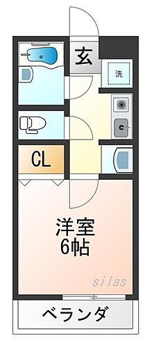 兵庫県西宮市門前町 門戸厄神駅 1K アパート 賃貸物件詳細