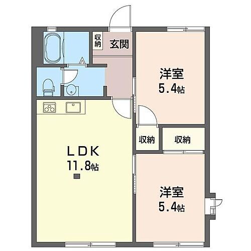 神奈川県横浜市神奈川区羽沢南4丁目11-5 上星川駅 2LDK アパート 賃貸物件詳細