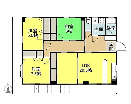 神奈川県相模原市中央区小町通2丁目 南橋本駅 3LDK マンション 賃貸物件詳細