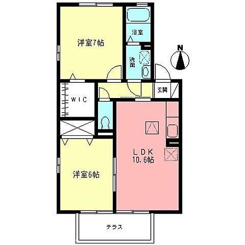 神奈川県秦野市落合 秦野駅 2LDK アパート 賃貸物件詳細