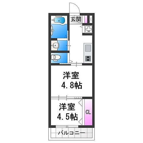 大阪府大阪市平野区平野本町4丁目 平野駅 2K アパート 賃貸物件詳細
