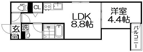 Ｄ　ｐｏｒｔａ　ｇｒｏｖｅ 2階 1LDK 賃貸物件詳細