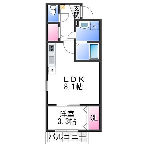 大阪府高石市高師浜2丁目 高師浜駅 1LDK アパート 賃貸物件詳細