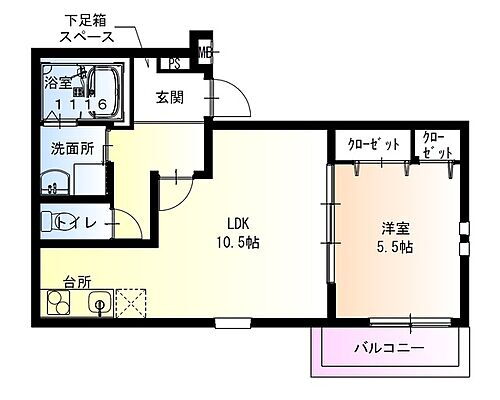 兵庫県尼崎市西長洲町2丁目 尼崎駅 1LDK アパート 賃貸物件詳細
