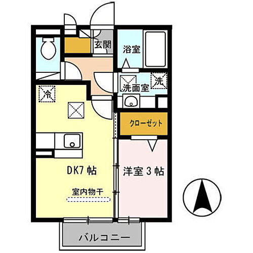 和歌山県和歌山市西高松2丁目 宮前駅 1DK アパート 賃貸物件詳細