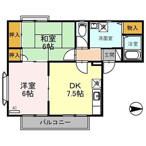 兵庫県西宮市能登町 門戸厄神駅 2DK アパート 賃貸物件詳細