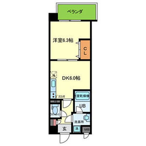 大阪府大阪市東住吉区矢田1丁目 矢田駅 1DK マンション 賃貸物件詳細