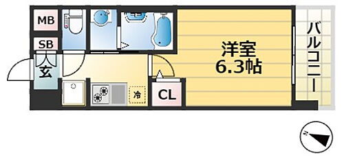 エステムコート神戸ステーションウィズ 14階 1K 賃貸物件詳細
