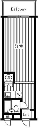 新千葉プラザマンション 5階 ワンルーム 賃貸物件詳細