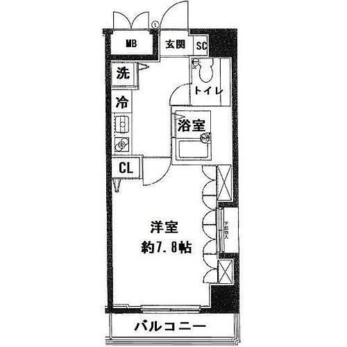 東京都港区芝2丁目 芝公園駅 1K マンション 賃貸物件詳細