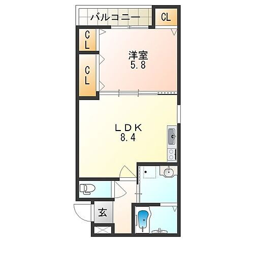 大阪府大阪市平野区平野西4丁目 平野駅 1LDK アパート 賃貸物件詳細