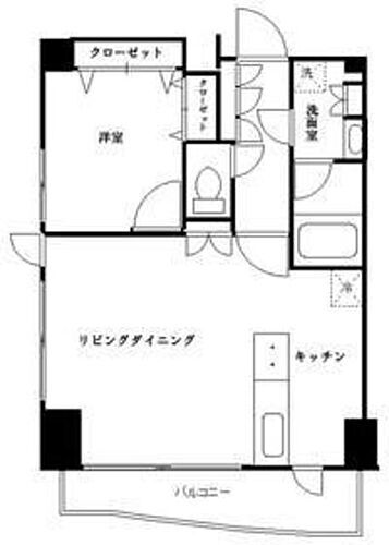 プレール・ドゥーク浜松町 13階 1LDK 賃貸物件詳細