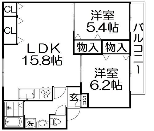 ビューテラス高宮 1階 2LDK 賃貸物件詳細