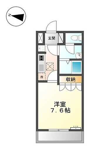 新潟県新潟市秋葉区みそら野1丁目9-15 荻川駅 1K アパート 賃貸物件詳細