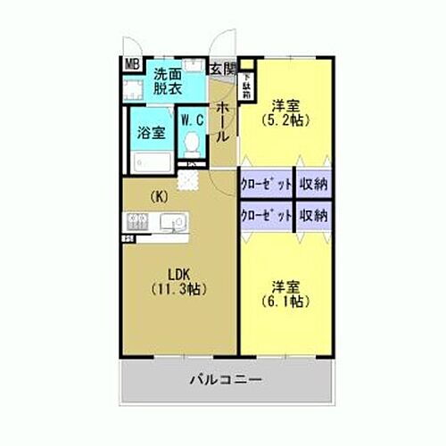 鹿児島県姶良市西餅田 帖佐駅 2LDK マンション 賃貸物件詳細