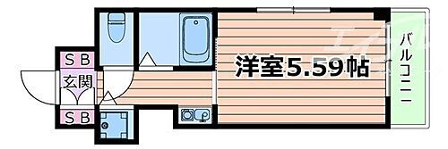 ハイツシグマＩＩ 4階 1K 賃貸物件詳細