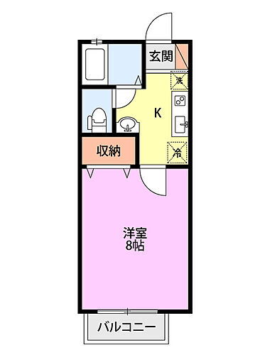 新潟県新潟市秋葉区程島105-20 古津駅 1K アパート 賃貸物件詳細