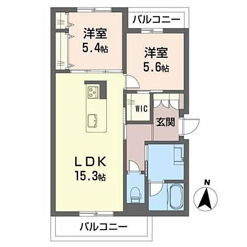 シャーメゾンＭＯＴＯＹＡＭＡ 2階 2LDK 賃貸物件詳細