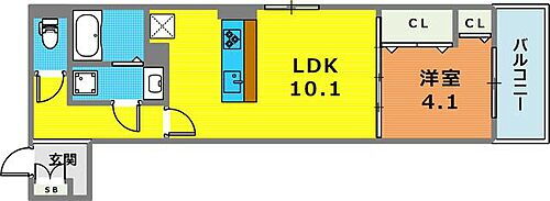 兵庫県神戸市東灘区魚崎南町7丁目12-8 青木駅 1LDK アパート 賃貸物件詳細