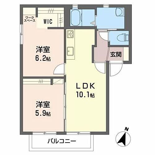 Ｋ＆Ｋハウス 1階 2LDK 賃貸物件詳細