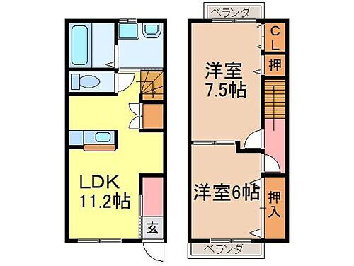 静岡県富士宮市万野原新田3060-1 富士宮駅 2LDK 一戸建て 賃貸物件詳細