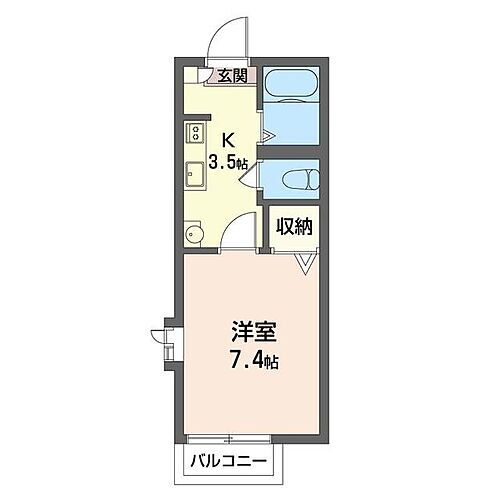 神奈川県相模原市緑区東橋本2丁目10-4 橋本駅 1K アパート 賃貸物件詳細