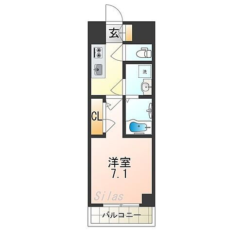 大阪府東大阪市西堤2丁目 高井田駅 1K マンション 賃貸物件詳細