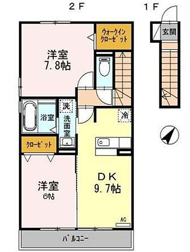 静岡県伊豆の国市寺家 伊豆長岡駅 2DK アパート 賃貸物件詳細