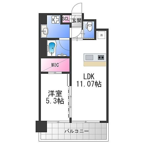 プレジオ八戸ノ里 4階 1LDK 賃貸物件詳細